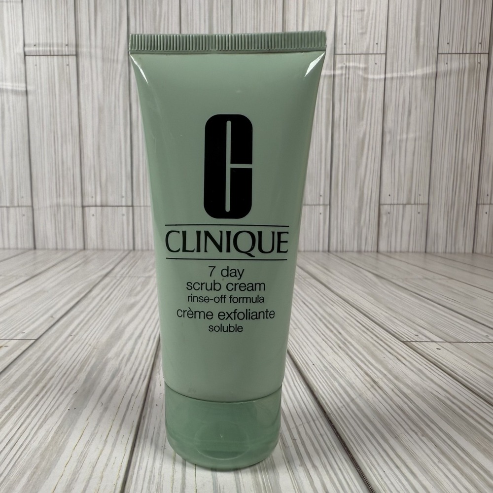 CLINIQUE 7 Day Scrub Cream Rinse-Off Formula‎ LARGER Size MINI (2.5oz/75mL)